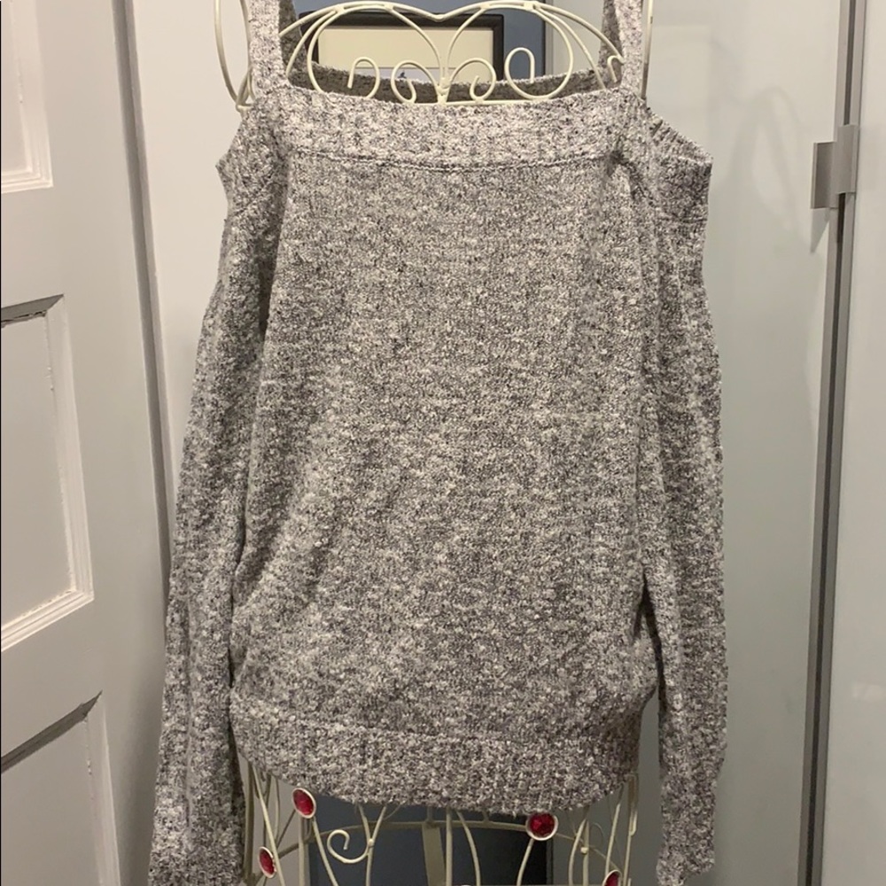 Abercrombie kids girls cold shoulder sweater 15/16